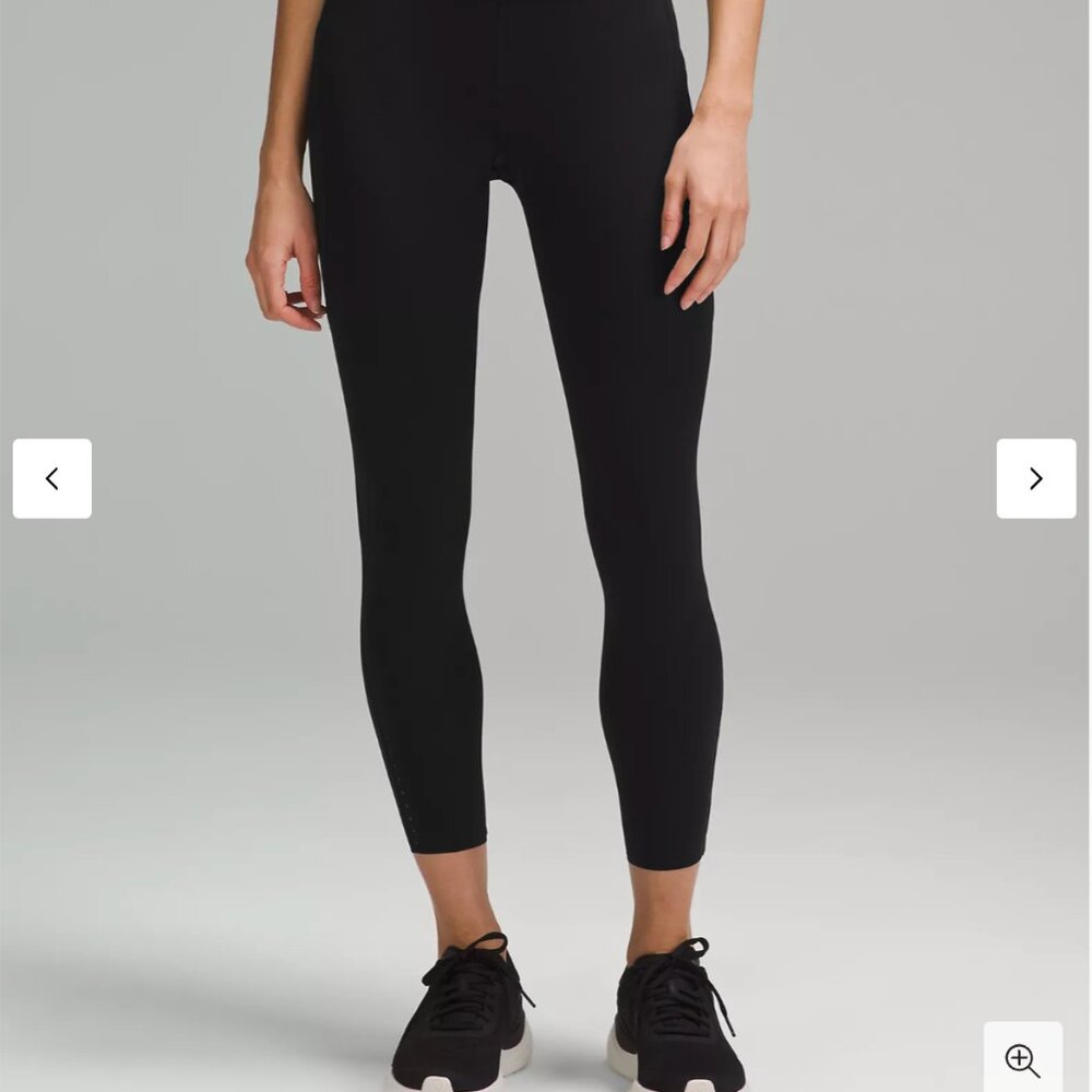 Lululemon Fast & Free High-Rise Tight | 25" | Pockets | Black | Size 8 | EUC